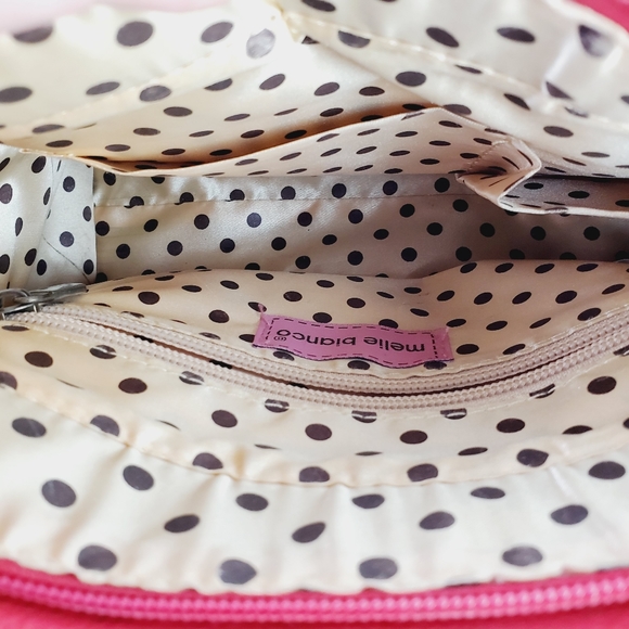 Melie Bianco Red Angela Style Handbag Working Lock - Picture 6 of 7